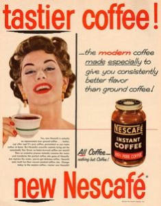 nescafe instant coffee poster